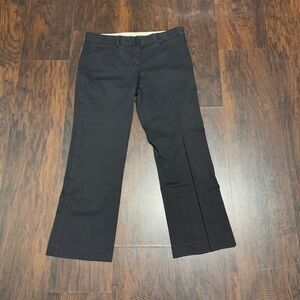 Theory Black Straight Leg Slacks size 8 EUC
